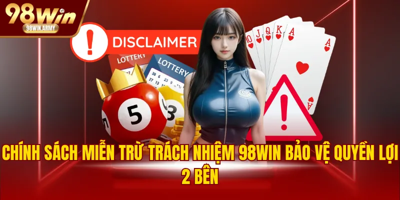 Chính sách miễn trừ trách nhiệm 98WIN bảo vệ quyền lợi 2 bên